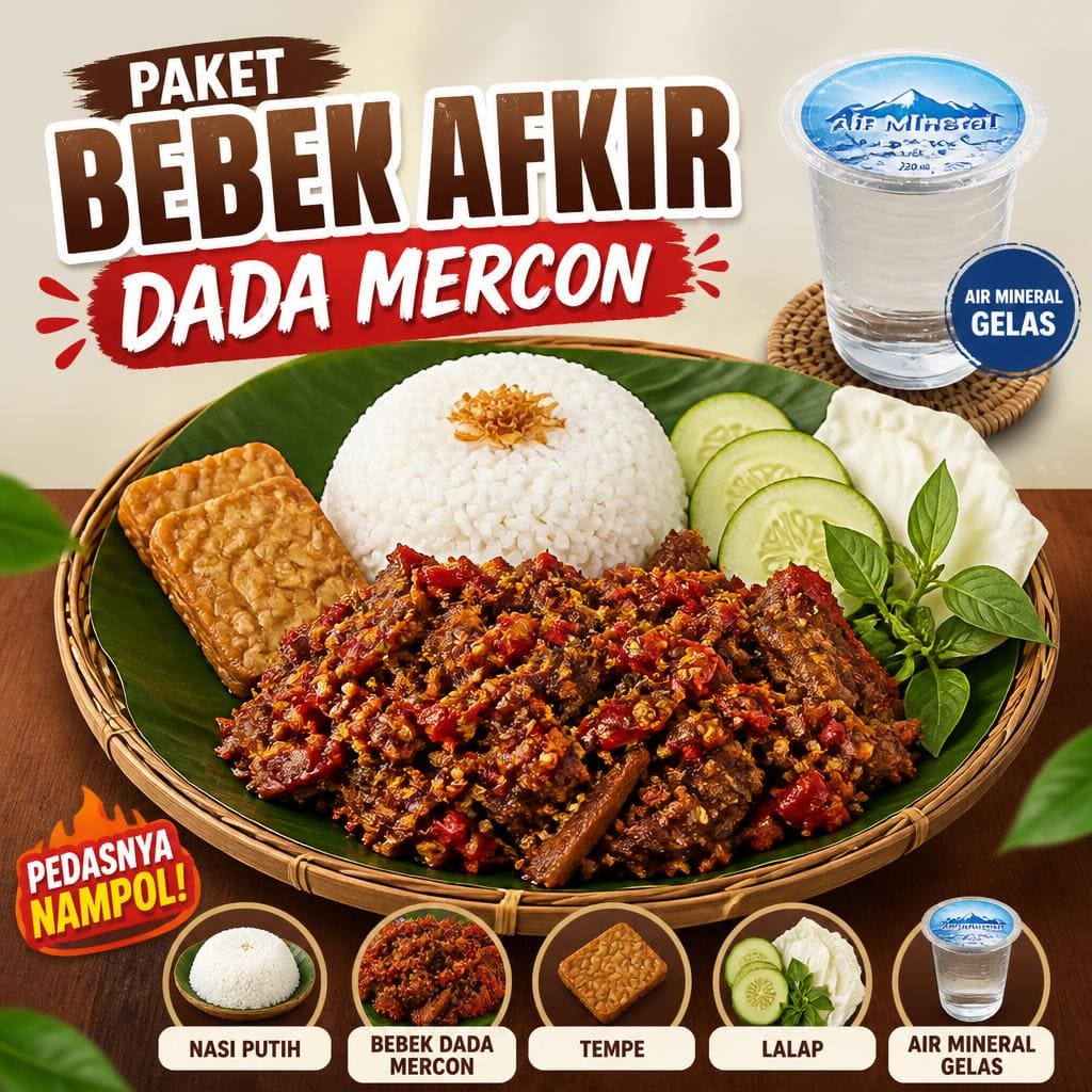 Paket Bebek Afkir Dada Mercon